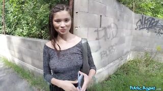 Public Agent - Japanese tourist with natural boobs really isn't sure she wants to do this