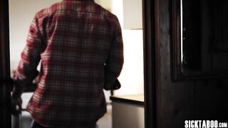 Amazing big ass teen Laney Grey got drilled by a two perverted neighbors