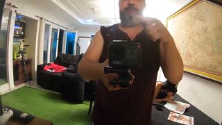 Giving a blowjob while getting a tattoo - Mirella Montana