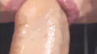 Petite blonde sex in thigh high fishnet stockings