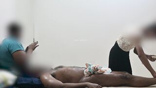 Happy ending massage caught in hidden camera