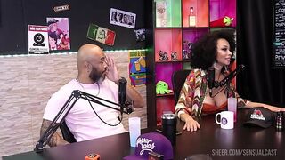 Hot and naughty black girl sucking the shemale's cock leaving it all wet - Melissa Leal (WATCH ON: SHEER/RED)