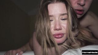 Good Girl Gone Bad! Cute Blonde Rides Cock