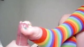 Footjob Cumshot Compilation 9