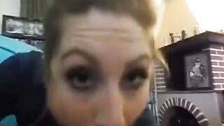 Hot girl sucks and fucks