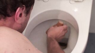 Femdom Brats humiliate slaves in toilets