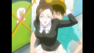 Hentai – Big-Ass MILF Gets Stuck! [UNCENSORED]