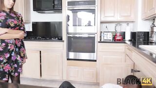 BLACK4K. Diva cheats on husband with black plumber who has a big dick