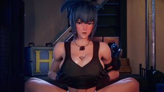 animacion 3d chicas kof