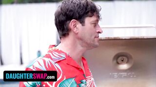 Labor Day BBQ Party Turns Into A Step-Daughter Foursome Orgy Blast - DaughterSwap