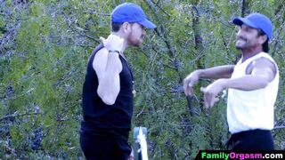 FamilyOrgasm - Competitive Men Burns Out their Stepdaughters