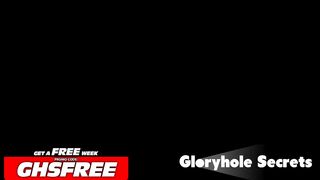 Redhead Babe With Glasses Sucks Big Dicks At The Gloryhole