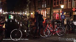 a night living on the red light district in amsterdam with mira