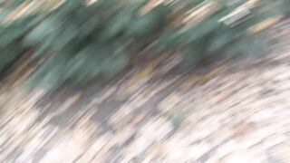 Young czech babe sucks cock in the street for money