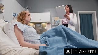 TRANSFIXED - Nurse Riley Nixon Gets TAG TEAMED By Hung Patient Erica Cherry & Doctor Kasey Kei