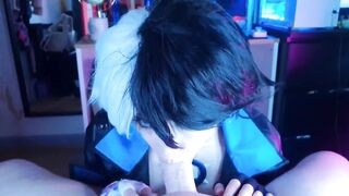 Pervy roommate wanted to see my luna snow cosplay so I dominated him TRAILER