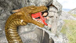 Vore Chinese Dragon Eats Tourist Feet First