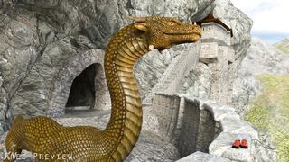 Vore Chinese Dragon Eats Tourist Feet First