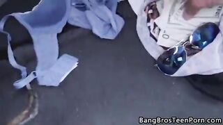 Wheelchair Bound Petite Amateur gets banged on the bus 1