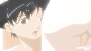 My step Mom Gets into the Shower With Me - Hentai Uncensored