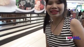 Thai girl Nana vs. really big cock
