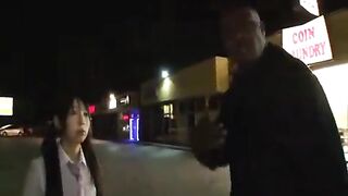 cute japanese girl fucked by black guy at public