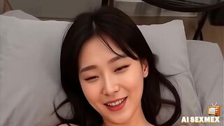 Korean girl Fucking at home | Orgasm girl fucking her big ass and pussy | Virtual Sex [AI generated]