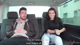 Mea Melone & Wendy Moon join hardcore orgy in dirivng car