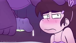 animation by missmoonified: pajama party with special guest