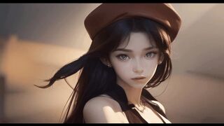 AI generated Misato Katsuragi
