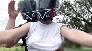 I Picked Up My Favorite Client From DIDI Without A Bra And Touched My Big Tits Again