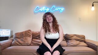 Casting Curvy: Busty Red Head Nurse Tries Out For Porn