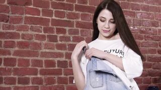 Virgin casting. 18 y.o real virgin Nataha Normalek from Russia