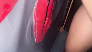 Cuckold shared me in the swing GloryHole