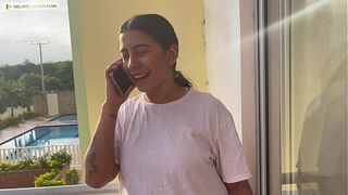 My stepbrother takes away the desire that my boyfriend leaves me - unfaithful girlfriend with a huge ass