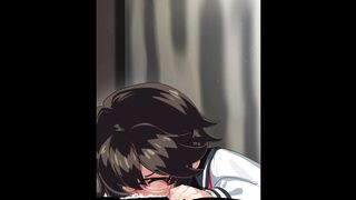 Futa Cum in throat edit 3