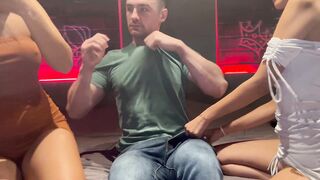 Latina Lesbian Neighbors Ask White Guy to Help Them Make a Baby and Breed Bareback until Big Creampie