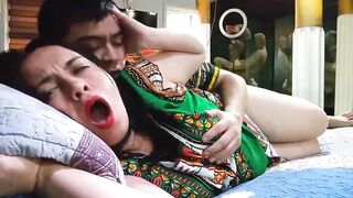 Indian stepmother gets fucked hard by her stepson.