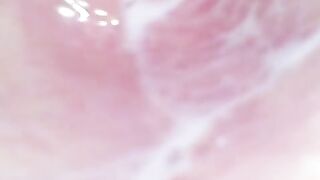 Camera deep inside of the wet pussy and captured the intense female orgasm!!