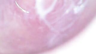 Camera deep inside of the wet pussy and captured the intense female orgasm!!