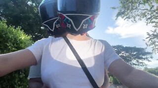 I Picked Up A Didi Client Without A Bra And He Noticed My Big Tits