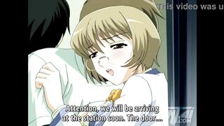 Young Step Brother Touching her Step Sister in Public! Uncensored Hentai [Subtitled]