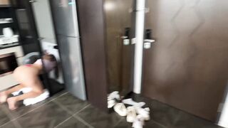 Stuck in the washing machine StepSis?OK, I'm getting my dick out for a hard fuck