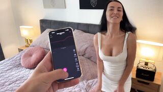 My bestie's husband is controlling my anal plug and me