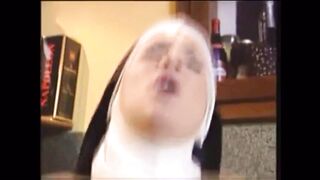 Lusty nun..anal