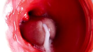 CAMERA INSIDE PUSSY: POWERFULL CUM IN PUSSY! BEST Internal ASMR in 4K MORE SPERM