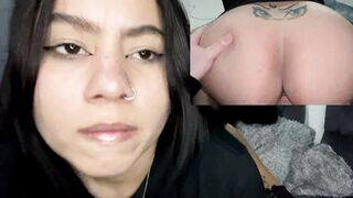 I fuck this berk guy in the living room until he cums inside me