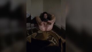 Cuck submits to master while his girl gets fucked in bathroom