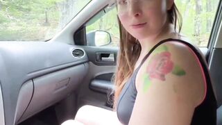 Amateur real hard sex on vacation in nature