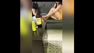 Sex in the PARTY With Hot Latina! Amateur Threesome in University Party!! Two Guys and One Hot Latina Student Girl ! Real Homemade! (FULL)